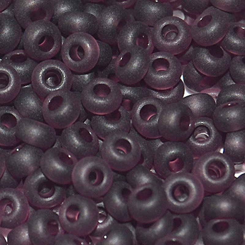 149-10/0-20060 Бісер Чехія (прозорий матовий, аметистовий), упаковка 50 грамів