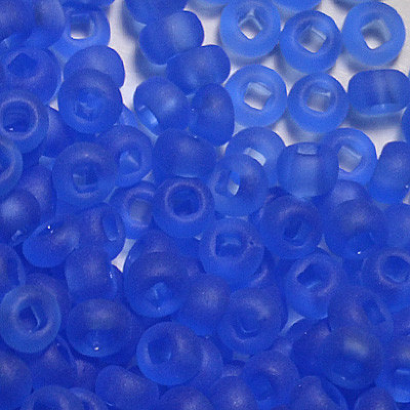 151-10/0-30030 Бісер Чехія (прозорий матовий, фіалковий), упаковка 50 грамів