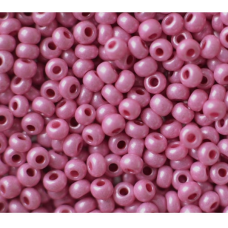 292-10/0-16798 Бісер Чехія (перламутровий, рожевий темний), упаковка 50 грамів