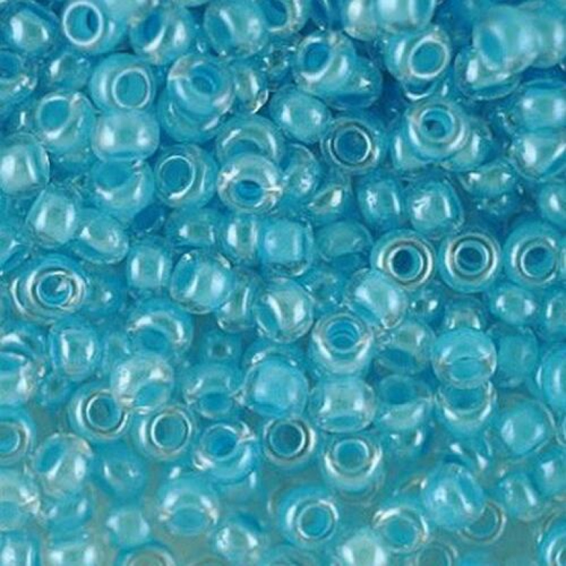 696-10/0-38163 Бісер Чехія (профарбований, блакитний), упаковка 50 грамів