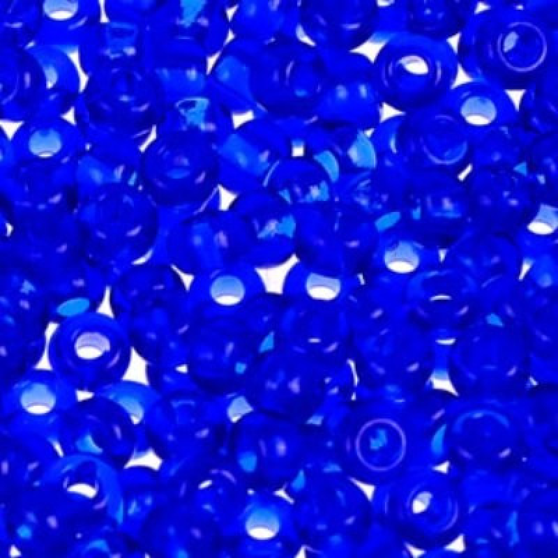 153-10/0-30080 Бісер Чехія (прозорий матовий, фіалковий темний), упаковка 50 грамів