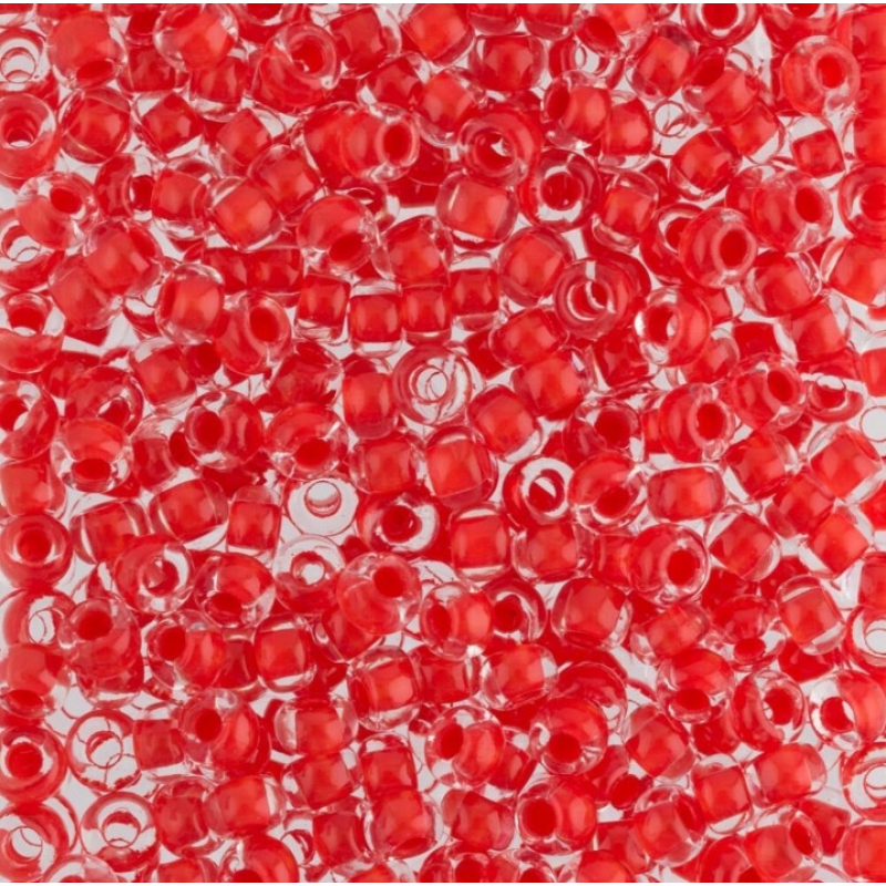 38498-10/0 Бісер Чехія (профарбований, червоний), упаковка 50 грамів