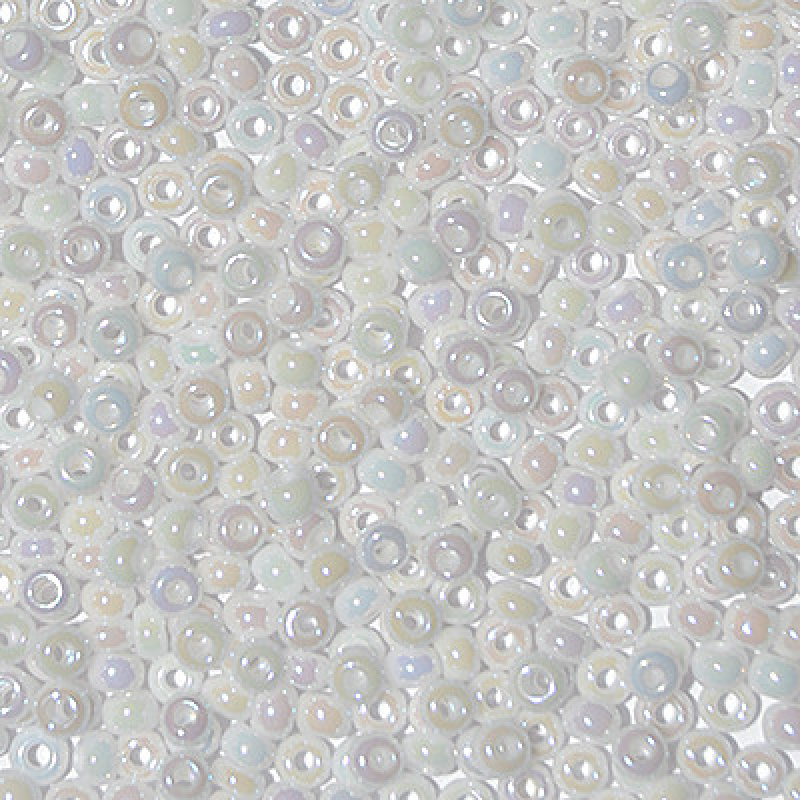 46205 бісер №10 Preciosa (Чехія) 5 грамів. Перламутровий райдужний