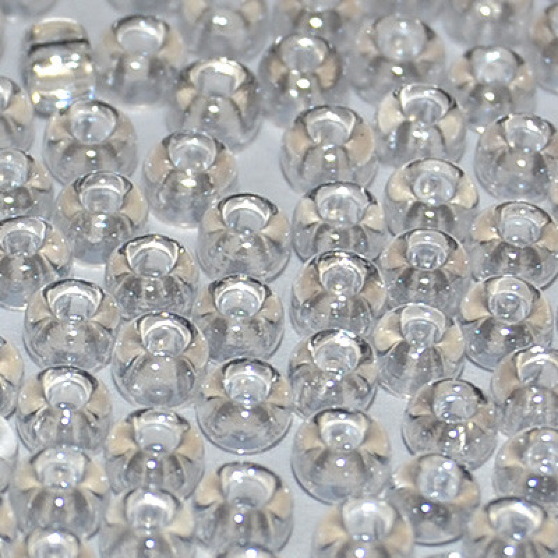 48102 бісер №10 Preciosa (Чехія) 5 грамів. Прозорий глазурований