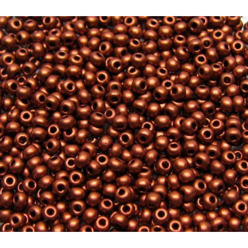 01750 бісер №10 Preciosa (Чехія) 5 грамів. Металізований