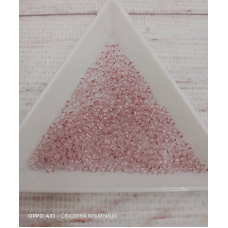 01213 бісер №10 Preciosa (Чехія) 5 грамів. Кристалічний коричнево-аметистовий блідий