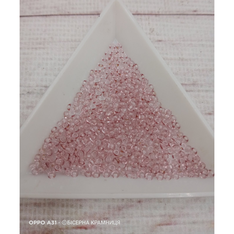 01213 бісер №10 Preciosa (Чехія) 5 грамів. Кристалічний коричнево-аметистовий блідий